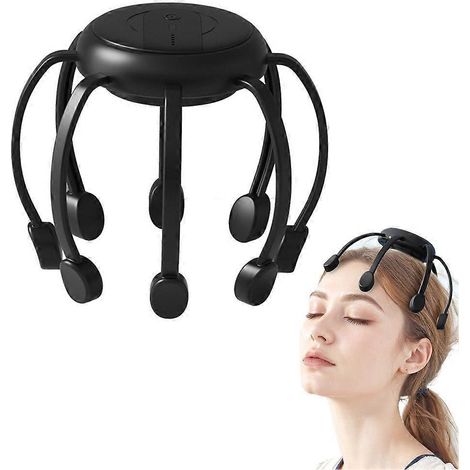 Masseur de cuir chevelu électrique à 8 griffes et 5 modes pour la relaxation et la circulation sanguine (1/5)