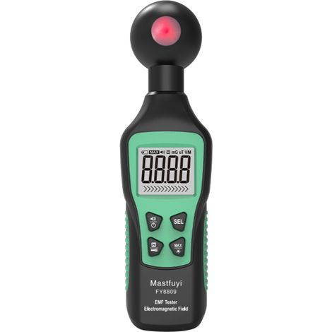 Tester de champ électromagnétique numérique FY8809, détecteur de rayonnement avec affichage LCD rétroéclairé (1/4)