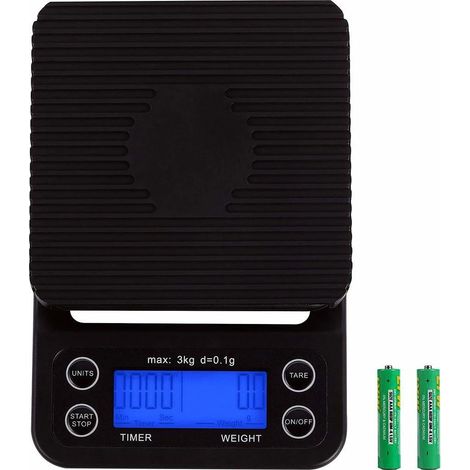 Balance de cuisine numérique pour bébés/café, précision 3 kg/0,1 g, AQUAFORGE (1/5)
