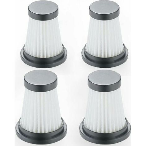 Ulisem 4 Pezzi Filtro HEPA di Ricambio per Aspirapolvere Senza Fili per Moosoo K12 K12 Pro K13, per Genius Invictus One 1.0 X7/2.0, per Foxnovo 13KPA Accessori per filtri aspirapolvere portatili