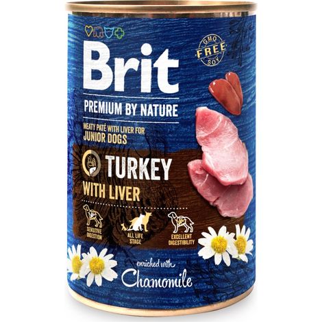 FOIE DE DINDE BRIT PREMIUM BY NATURE 400 g