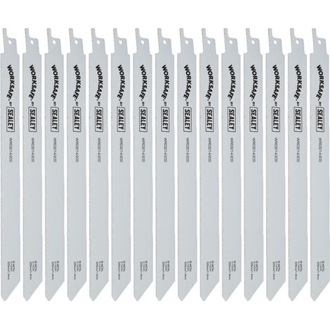 Reciprocating Saw Blade Metal 225mm 18tpi Bi Metal Pack of 15 (1/2)