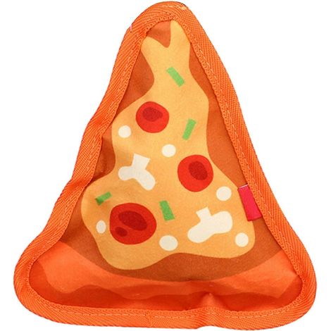 Thickened Oxford Cloth Jouet pour chien – résistant aux morsures et sonore – pour chiens nettoyage des dents avec Food Shapes Burger Pizza – C (1/5)