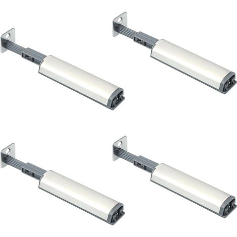 4 Pièces Aimant Poussoir Porte Placard Loquet Magnetique, Push to Open Aimant Poussoir, Pour Porte de L'Armoire, Tiroir, Meuble et Placard,Systeme Appuyez pour Ouvrir et Fermer (1/5)
