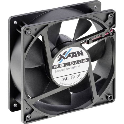 X-Fan RAH1238S1-C Ventilateur axial 230 V/AC 180 m³/h (L x l x H) 120 x 120 x 38 mm (1/2)