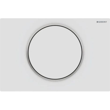 Placca Geberit Sigma10 Round Bianco Opaco / Lucidato  115.758.JT.5 Bianco Opaco