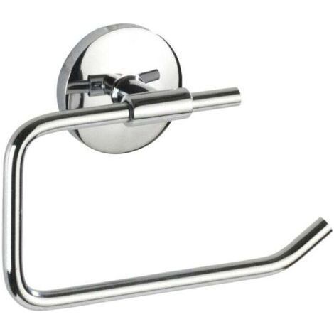 Wall Toilet Paper Holder, Cuba Toilet Paper Holder, Zinc, 13.5x9.5x4 cm, Glossy (1/4)