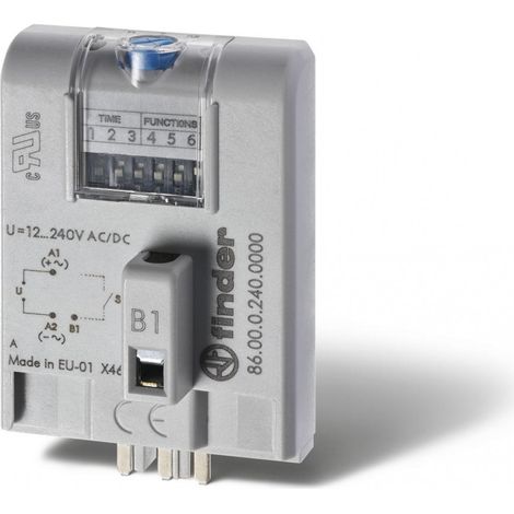 Module minuterie finder f86-00-0-240-0000t 12-240 V AC/DC 0,05 s-100 h