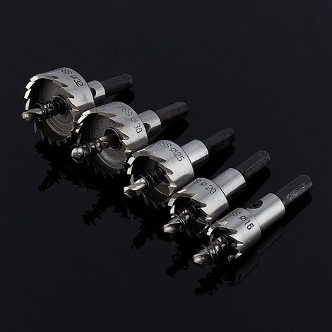 Foret à métaux inoxydable robuste, scie cloche 16mm pour perçage intensif
