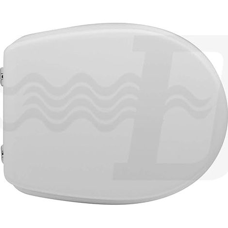 Copriwater Coprivaso Tavoletta SEDILE WC PER GALASSIA VASO EDEN BIANCO (1/4)