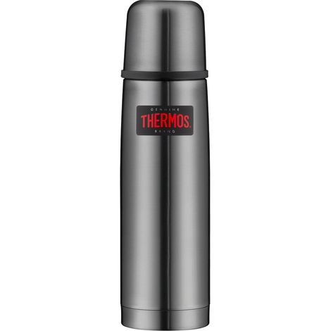 Thermos, Bottiglia termoisolata Leggera e compatta, Acciaio Inox Satinato, Acciaio Inox, Grau, 0.5 Liter (1/5)