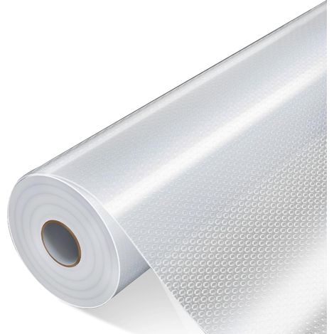 Tapis De Tiroir, 45cm x600 cm Tapis Antidérapant pour Tiroir De Cuisine, Tapis De Tiroir Non Adhésif, Tapis De Protection pour Armoire, Eva Transparent pour Placards De Cuisine Et Étagères (1/5)