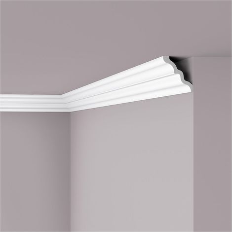 Cornisa NMC SM NOMASTYL Noel Marquet Moldura decorativa Perfil de estuco diseño moderno blanco 2 m (1/5)