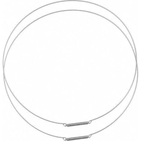 2 Pièces 35cm Waschmaschine Abschliessen Türschloss Cercle Acier, Fixation Joint Hublot Pour Lave Linge - Résistant à la Rouille, Universel (1/5)