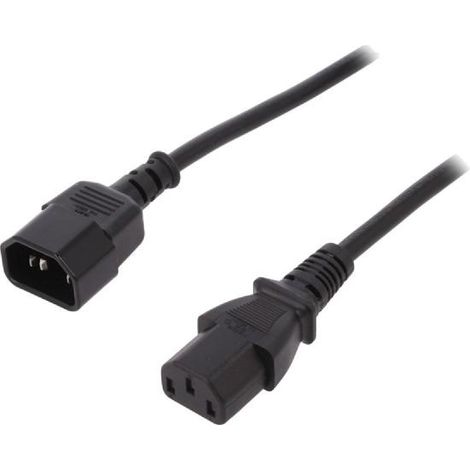 Cable rallonge C13 femelle vers C14 mal 1.8m