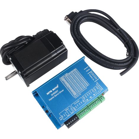 Motore passo-passo, servoazionamento ibrido, feedback encoder, spina europea 100V-240V (1/5)