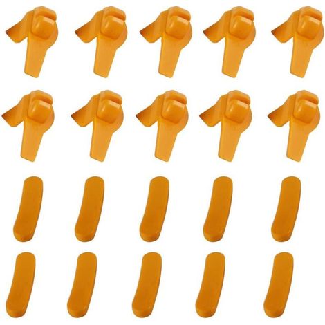 Soporte para cambiador de neumáticos, 20 piezas, cabezal de extracción, inserto de pico de pato, protector de llanta -Crezuo
