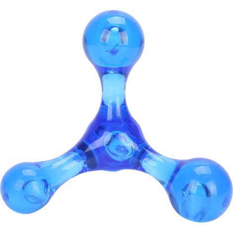 Mini masseur manuel portable bleu pour cou, taille, jambes, pieds et mains - appareil de massage tenu en main (1/5)