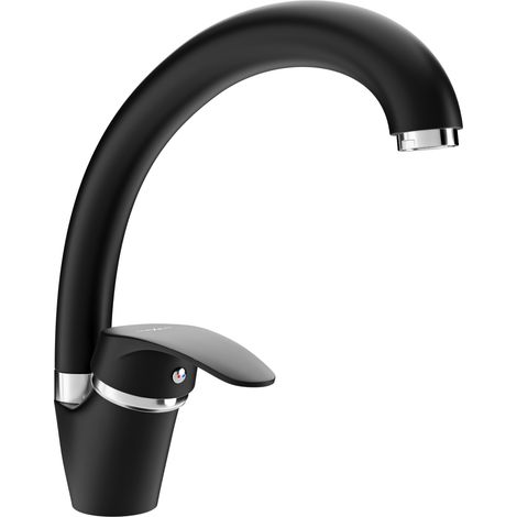 Mexen Rosa grifo de cocina, negro - 670800-70