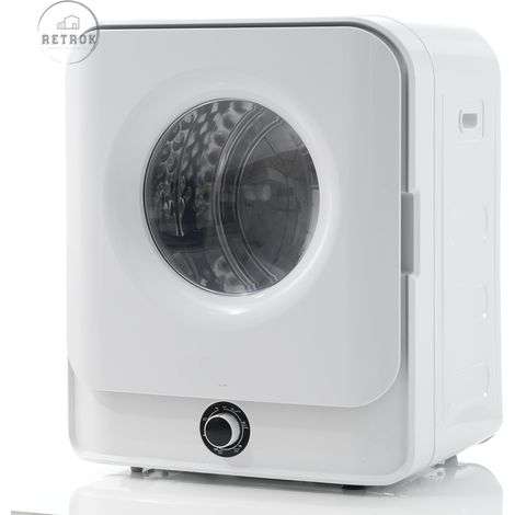 Sécheur de gaz d'échappement - Sécheur en acier inoxydable, 3 kg (actuellement jusqu'à 4.5 kg), 830W. Filtration multiple, 5 programmes. Protection contre la surchauffe. Montable au mur
