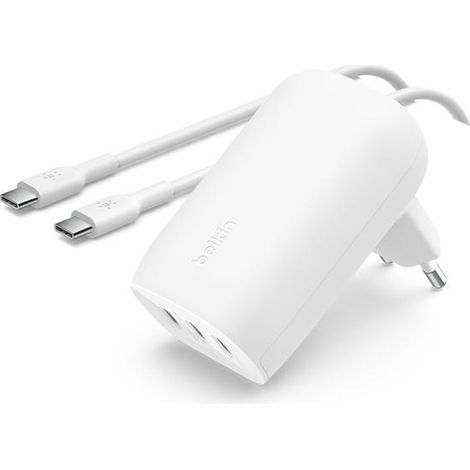 Belkin BoostCharge Portátil, Smartphone, Universal Blanco Corriente alterna Carga rápida Interior