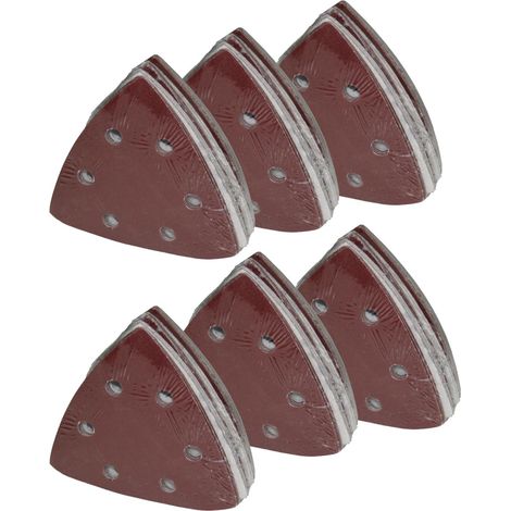 Schleifpapier-Set 150 Blatt für Deltaschleifer 93x93x93mm K40–240 Holz (1/4)