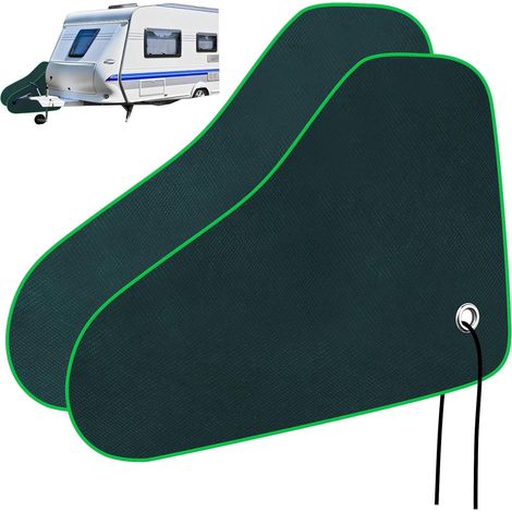 Housse De Timon Caravaning, Protection Étanche Universelle pour Attelage De Remorque avec Bandes Réfléchissantes (1/5)