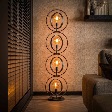Lampadaire moderne en métal avec anneaux orientables BONY 2 (1/4)