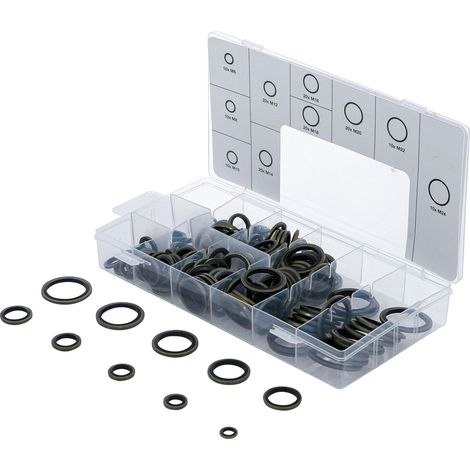 Surtido de juntas metálicas BGS 150 piezas metal goma (1/3)
