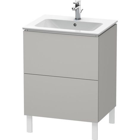 L-CUBE mobile lavabo 620x481x704mm cemento