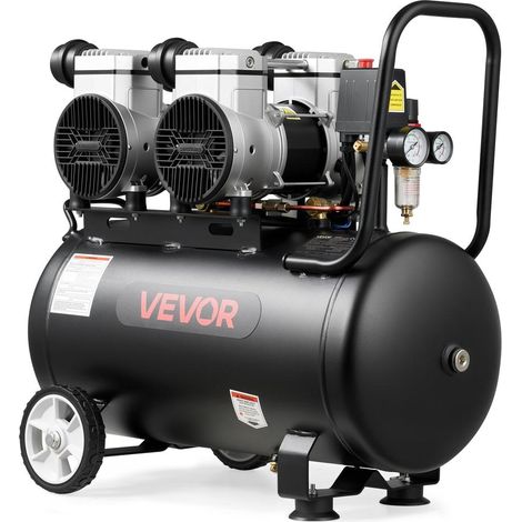Ateliers et Bricoleurs Compresseur d'Air Mobile sans Huile 50L 3kW 4ch Débit 255 L/min Pression Max 8 Bar (1/5)