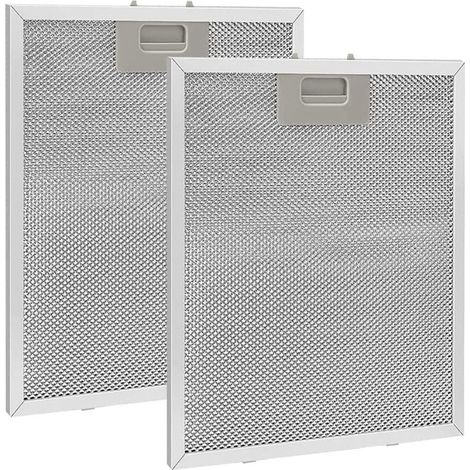 Stück Metall-Fettfilter für Dunstabzugshaube, 320 x 260 mm, Netzfilter, Dunstabzugshauben-Zubehör für Küchenhauben (1/5)