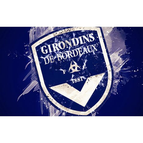 Papier peint panoramique Foot / Football - Girondins de Bordeaux - 130 cm x 81 cm (1/2)