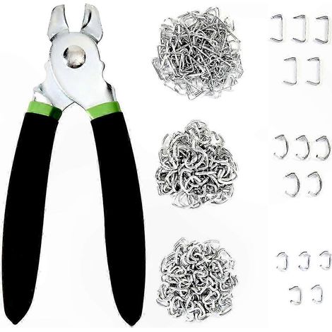 Heimwerkerzange, Set mit 270 verzinkten Stahlringen, Größen 3/4 Zoll, 1/2 Zoll, 3/8 Zoll, für Heimwerkerprojekte und Verpackungslösungen (1/5)