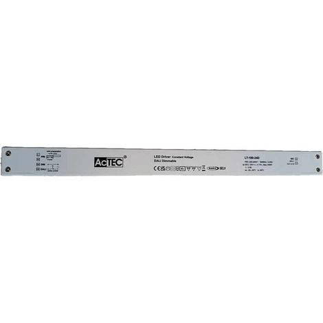 Alimentatore Dimmerabile DALI2 PUSH Pulsante 24V 100W Super Slim 400X32X21,6mm (1/3)