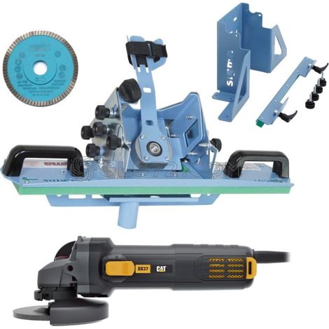 MÁQUINA PARA BISELAR SIGMA JOLLY EDGE 37A3D + 37C + AMOLADORA ANGULAR CAT DX37 (1/5)