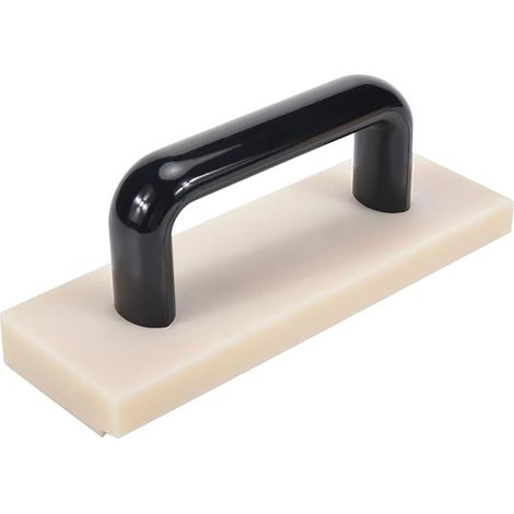 Cale de Frappe pour Sol Stratifié en Nylon de 200 mm, avec Grande Poignée Confortable et Vis Intégrées, Cale de Frappe pour Sol en Vinyle qui N'abîme pas le Sol, Outil pour Sol Stratifié (Blanc) (1/5)