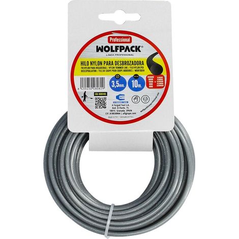 hilo nylon/aluminio redondo profesional ø 3,5 mm. (rollo 10 metros) (1/4)