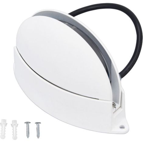 Lampe murale LED semi-circulaire 180° pour couloir, salon, appui de fenêtre, lumière chaude AC85-265V (1/5)