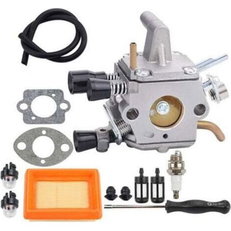 Carburateur D'air - Pour Débroussailleuse FS120 FS200 FS250 FS300 FS350 FS400 FS450 FS480 - Compatible Stihl 41341200604 41341200653 Zama C1Q-S162 C1Q-S83 - 1 Pièce (1/4)
