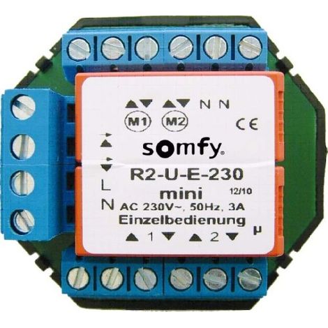 Relais isolant Somfy tr2-u-e-230 mini compact 230