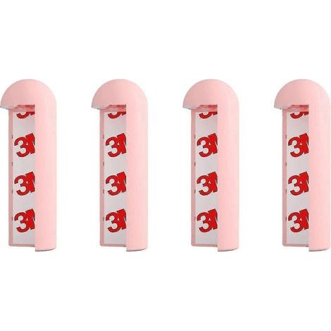 Set mit 4 Silikon-Eckenschützern zur Sicherung der Ecken von Tischen, Schränken und Kindermöbeln (rosa) (1/4)