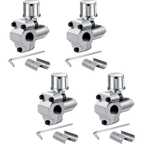 BPV-31 Klimaanlagen-Kühlschrank-Piercingventile – passend für 1/4, 5/16, 3/8 Zoll Schläuche, ersetzt BPV31, BPV31D, GPV14, GPV31, GPV38, GPV56, MPV31/4er-Pack