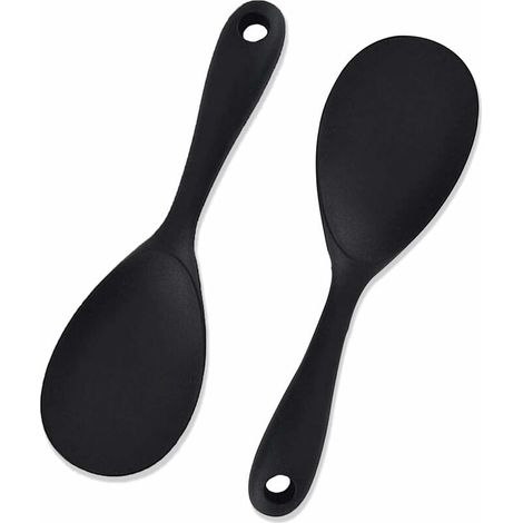 Cuillère À Riz En Silicone - Résistant Jusqu'à 230 °C - Antiadhésif - Pour Cuisinière Et Four - Lot De 2