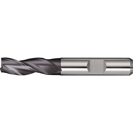 TECWERK Bohrnutenfräser DIN 844 TypN D.20mm HSS-Co8 TiCN Weldon Z.3 lang TECWERK