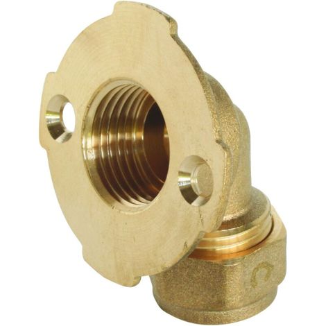 Raccord à compression - femelle coudé à 105° - 15/21 - PER Ø16 (1/3)