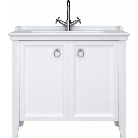 Meuble sous-vasque VitrA Valarte blanc mat 80 cm avec portes