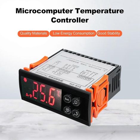 Mikrocomputer-Temperaturregler ECS-310 Digitaler Thermostatregler mit NTC-Sensor Thermoregu