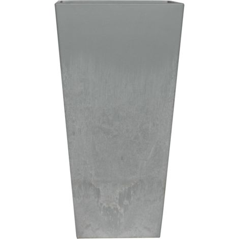 Artstone Vase Ella 26 x 26 cm grau Blumentopf Pflanztopf