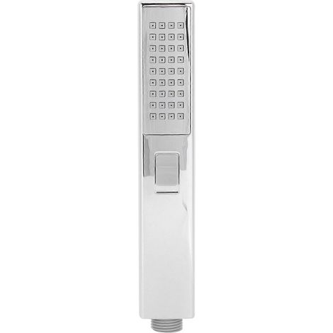 Pommeau de douche haute pression en plastique ABS, douchette à main, accessoire de salle de bain (chrome) (1/5)